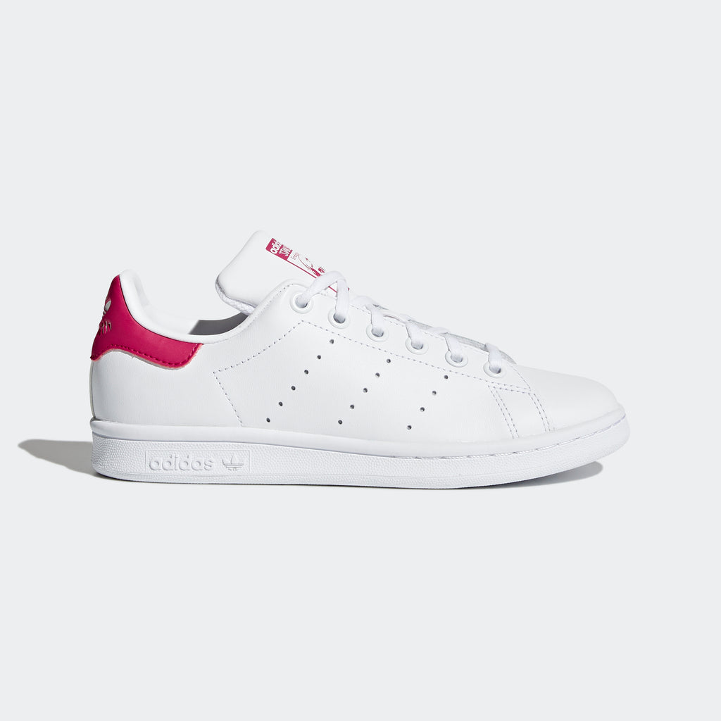 Kids' adidas Originals Stan Smith Shoes White Bold Pink