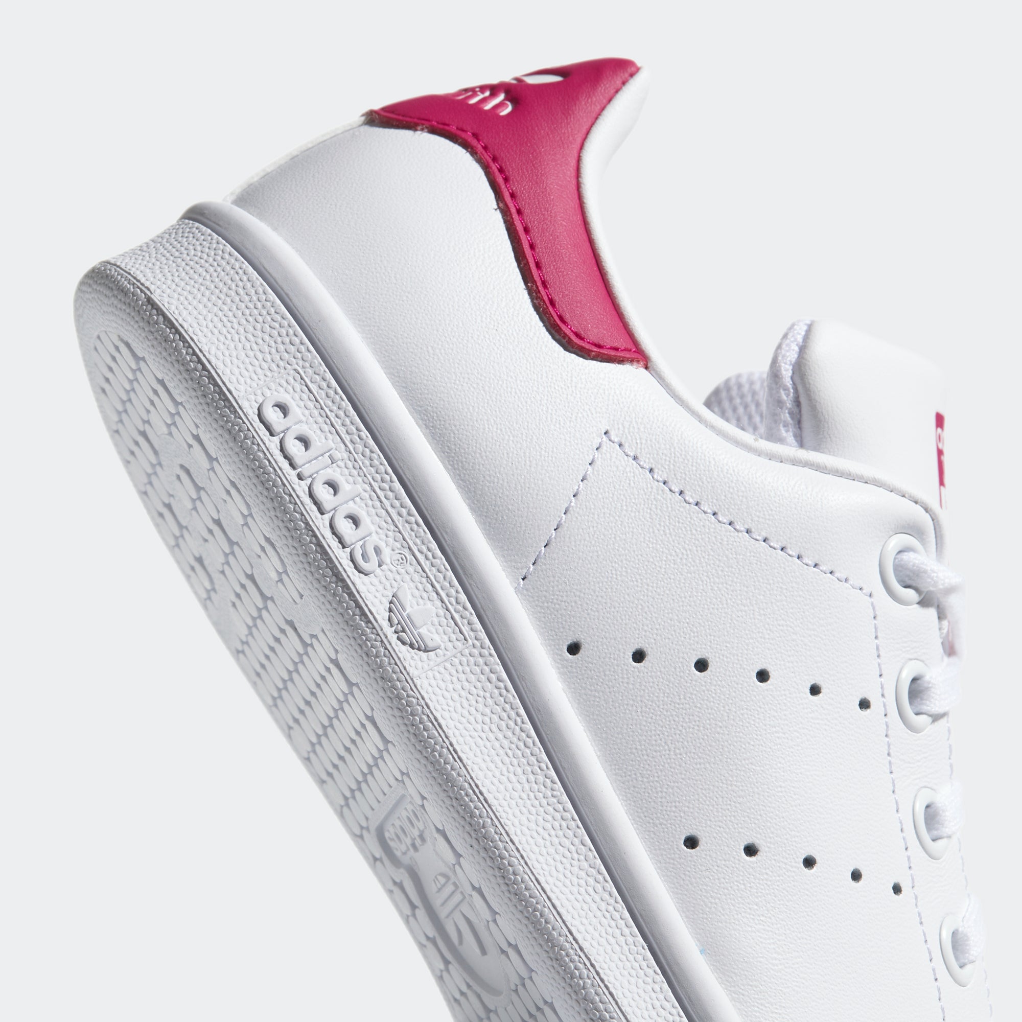 adidas Stan Smith Shoes White Bold Pink B32703 | Chicago City Sports