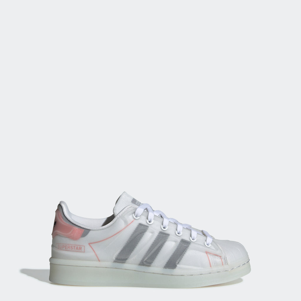 Big Kids' adidas Superstar Futureshell Shoes White S42622 | Chicago City Sports | side view