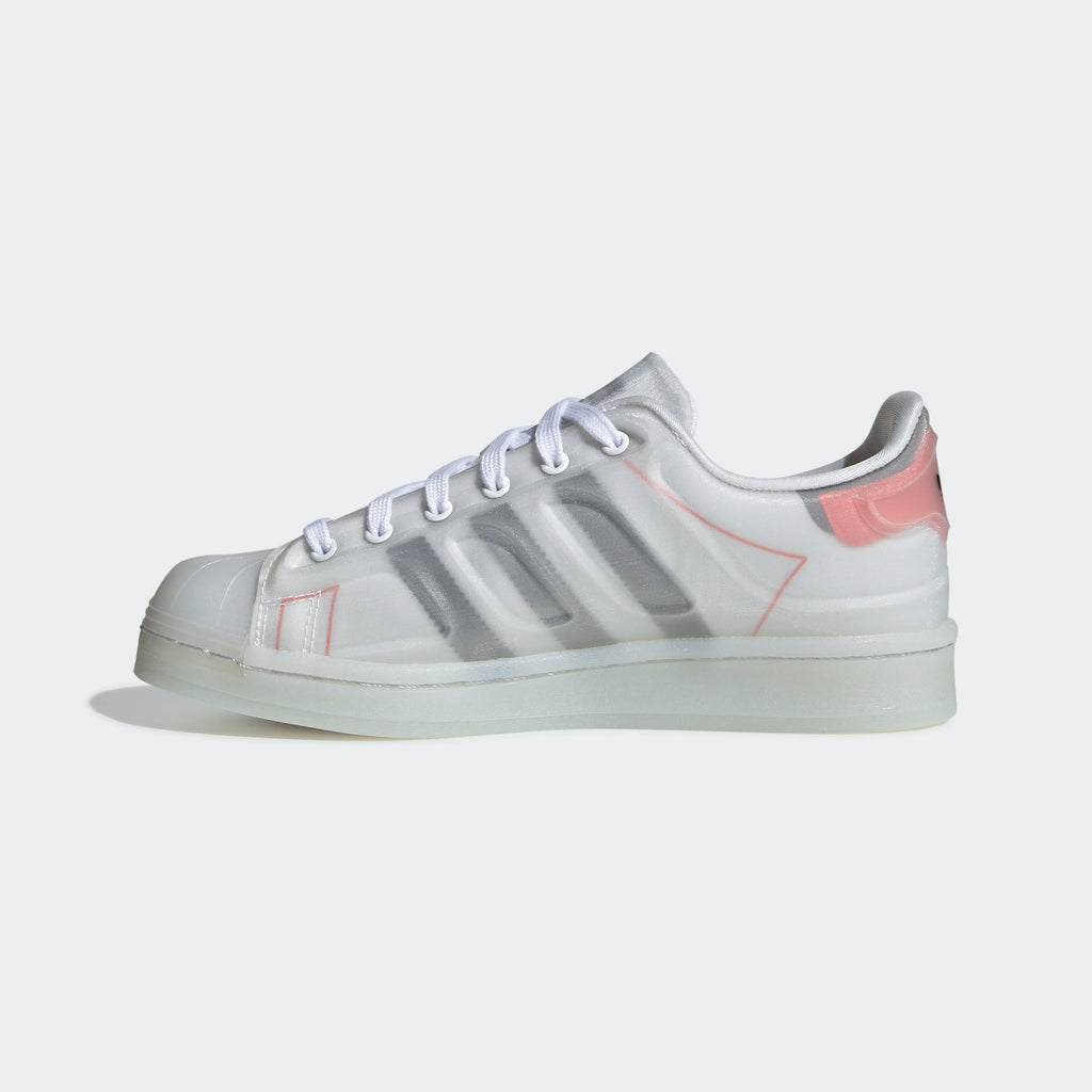 Big Kids' adidas Superstar Futureshell Shoes White S42622 | Chicago City Sports | interior side view