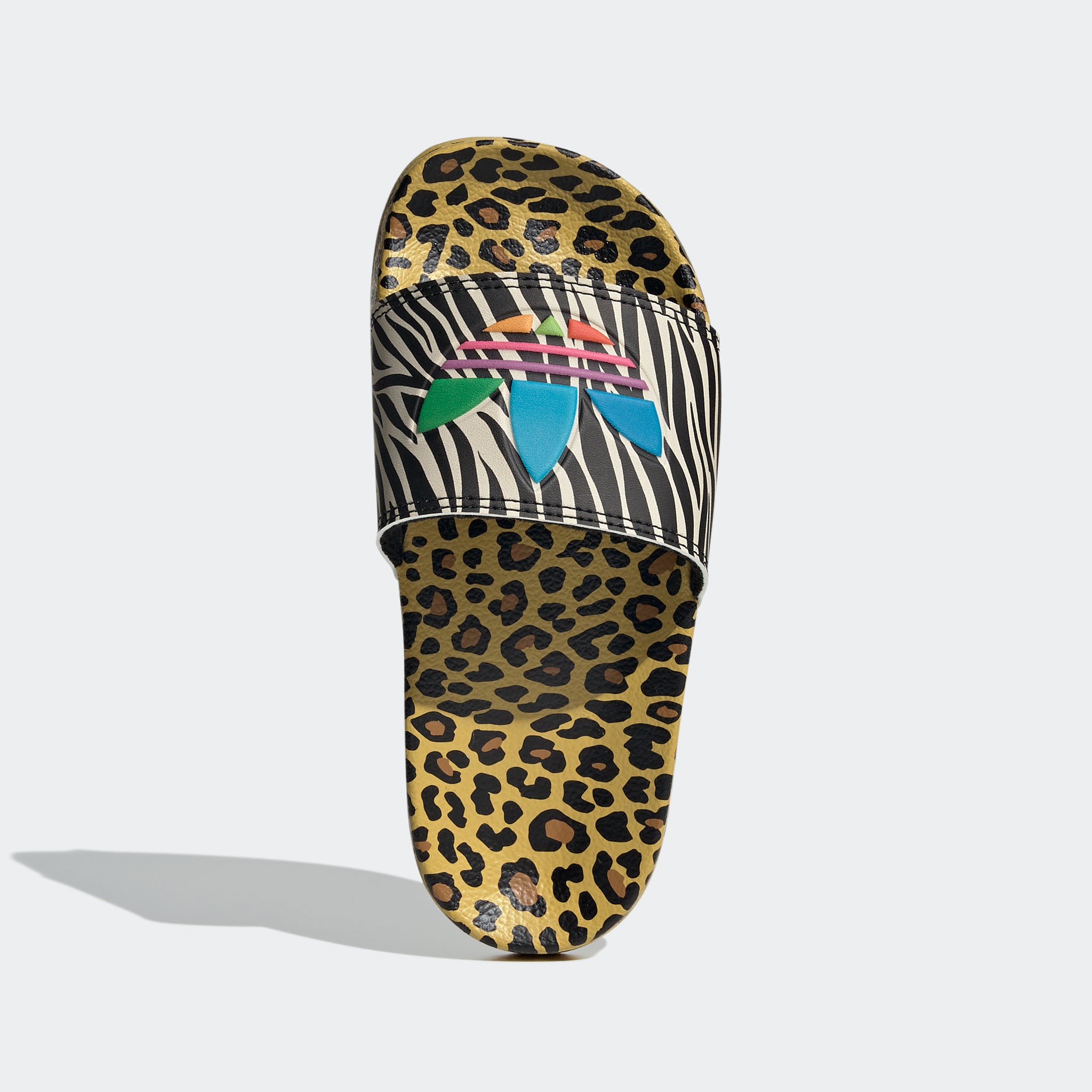 Kids adidas Adilette Lite Slides Zebra Print GY9332 Chicago City Sports