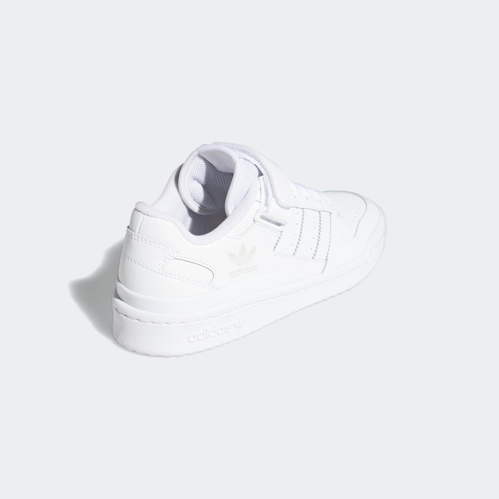 Kids adidas Originals Forum Low Shoes Cloud White