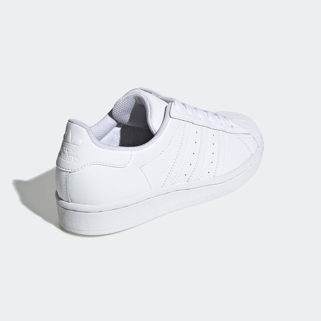 Kids' adidas Originals Superstar Shoes Triple White