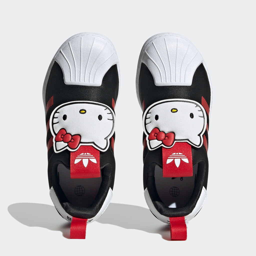 Little Kids adidas Originals Hello Kitty Superstar 360 Shoes Black