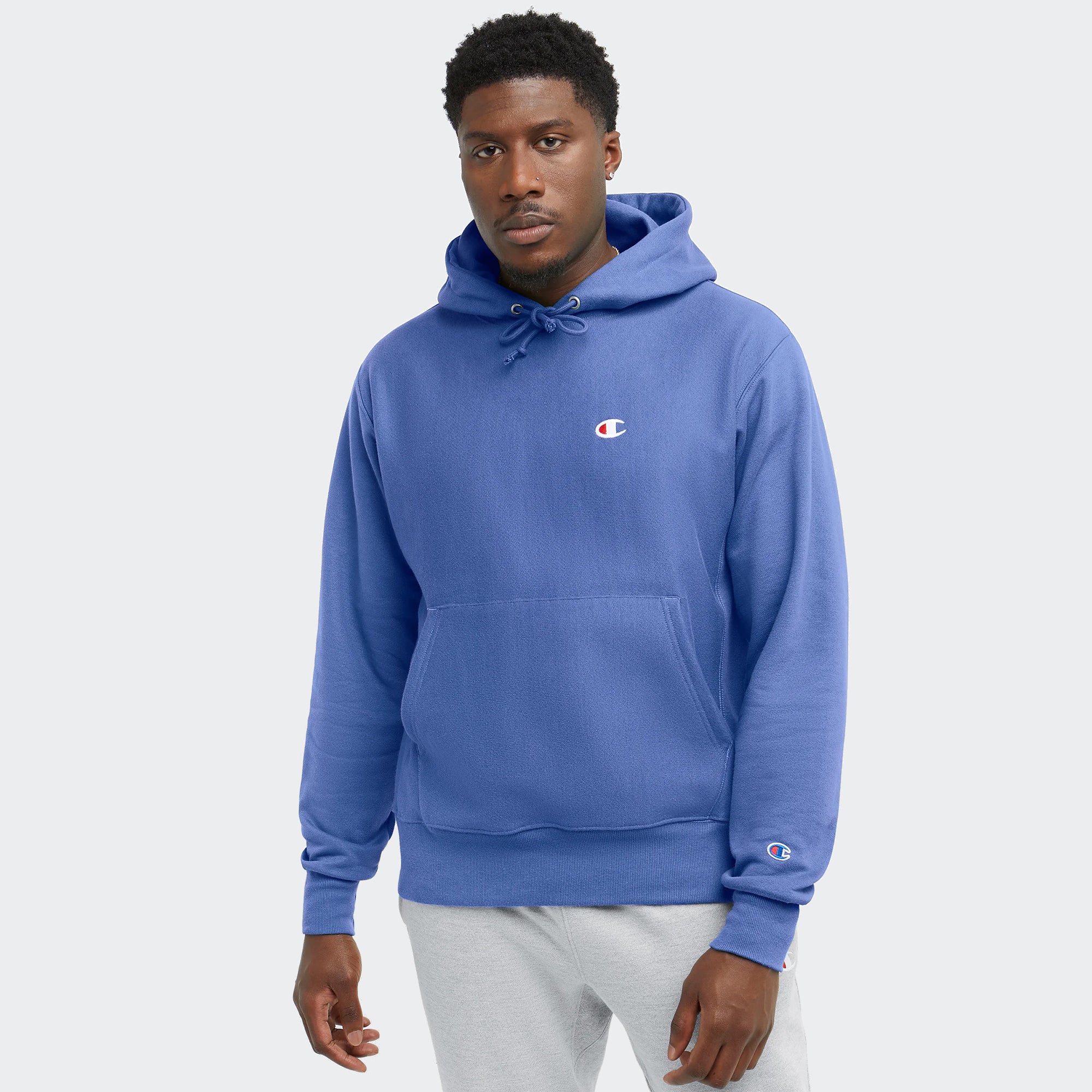Champion Life Reverse Weave Hoodie Blue | Chicago City Sports