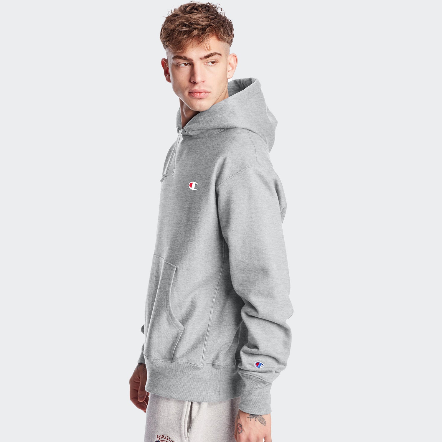 Champion Life Reverse Weave Hoodie Grey | Chicago City Sports