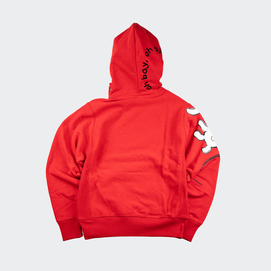 Men's Champion Reverse Weave Mickey Mouse Hoodie Red