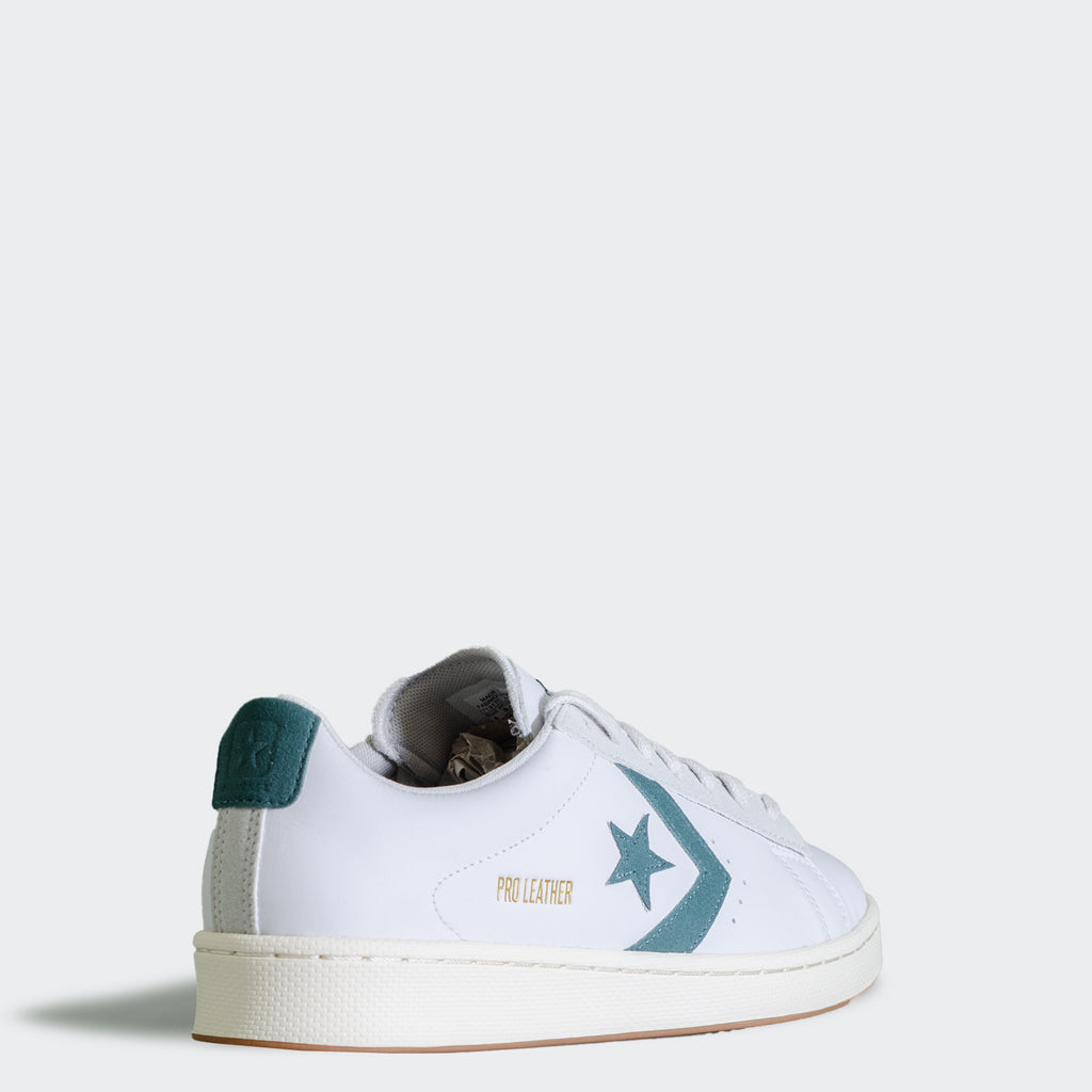 Men's Converse Pro Leather Sneakers "White Green"