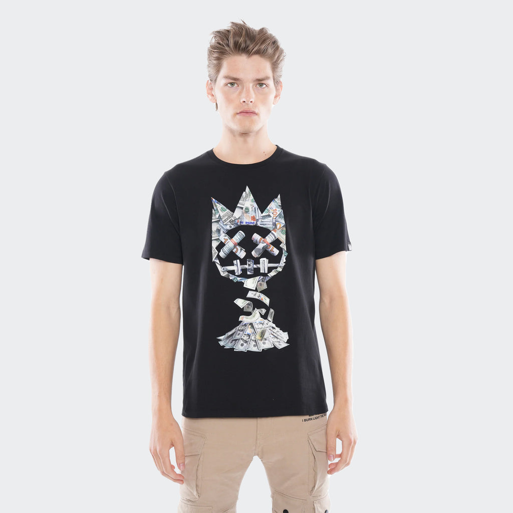 Men's Cult of Individuality More Money Tee Black