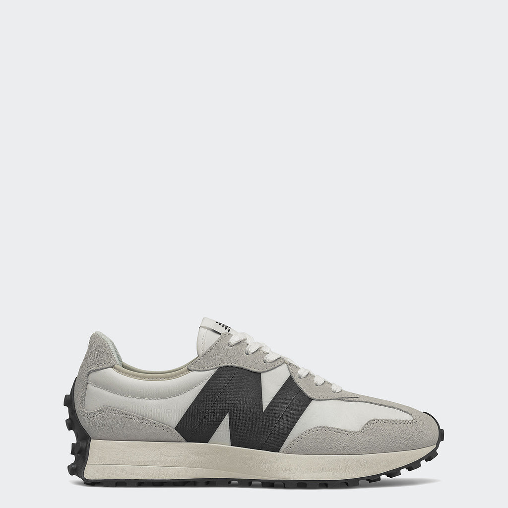 Men's New Balance 327 Shoes White MS327FE | Chicago City Sports | side view