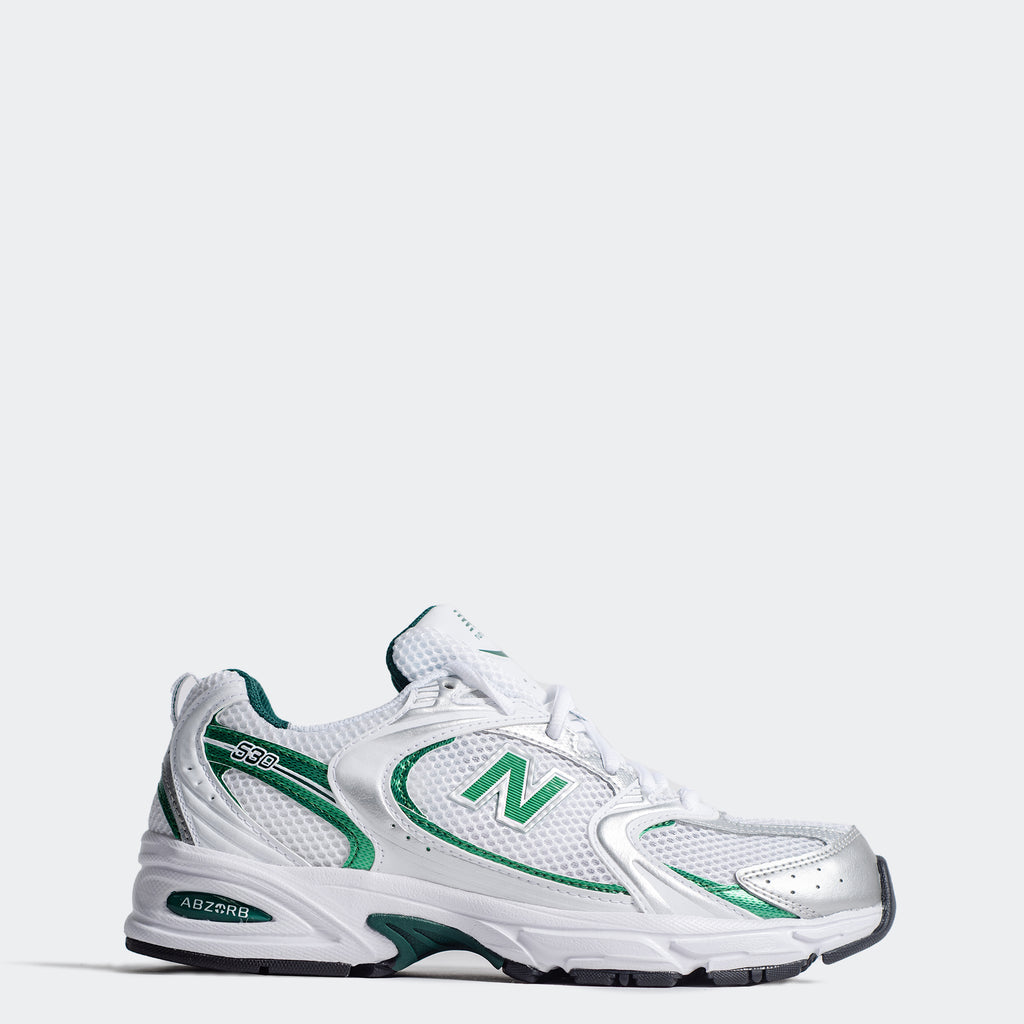 Men's New Balance 530 Shoes White Green