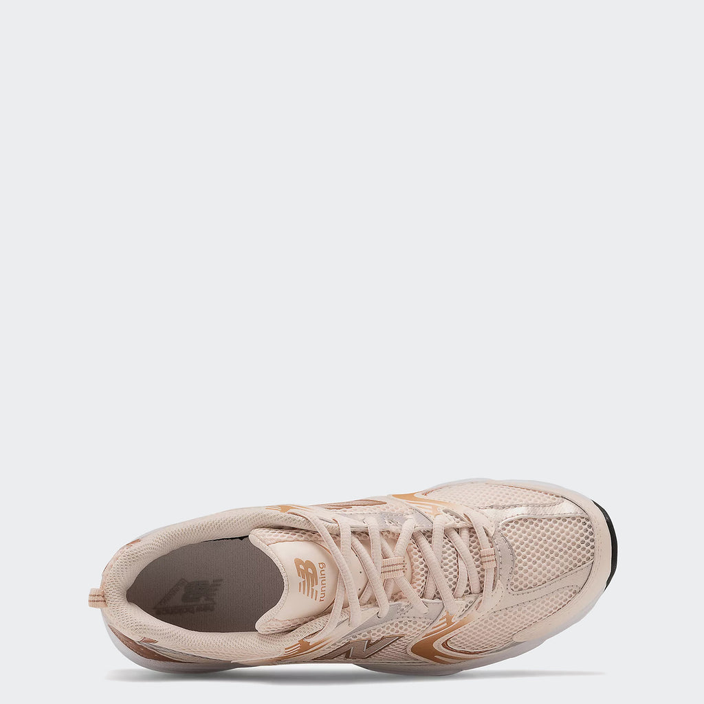 Men's New Balance 530 Shoes "Light Pink" (SKU MR530EMC) | Chicago City Sports | top view