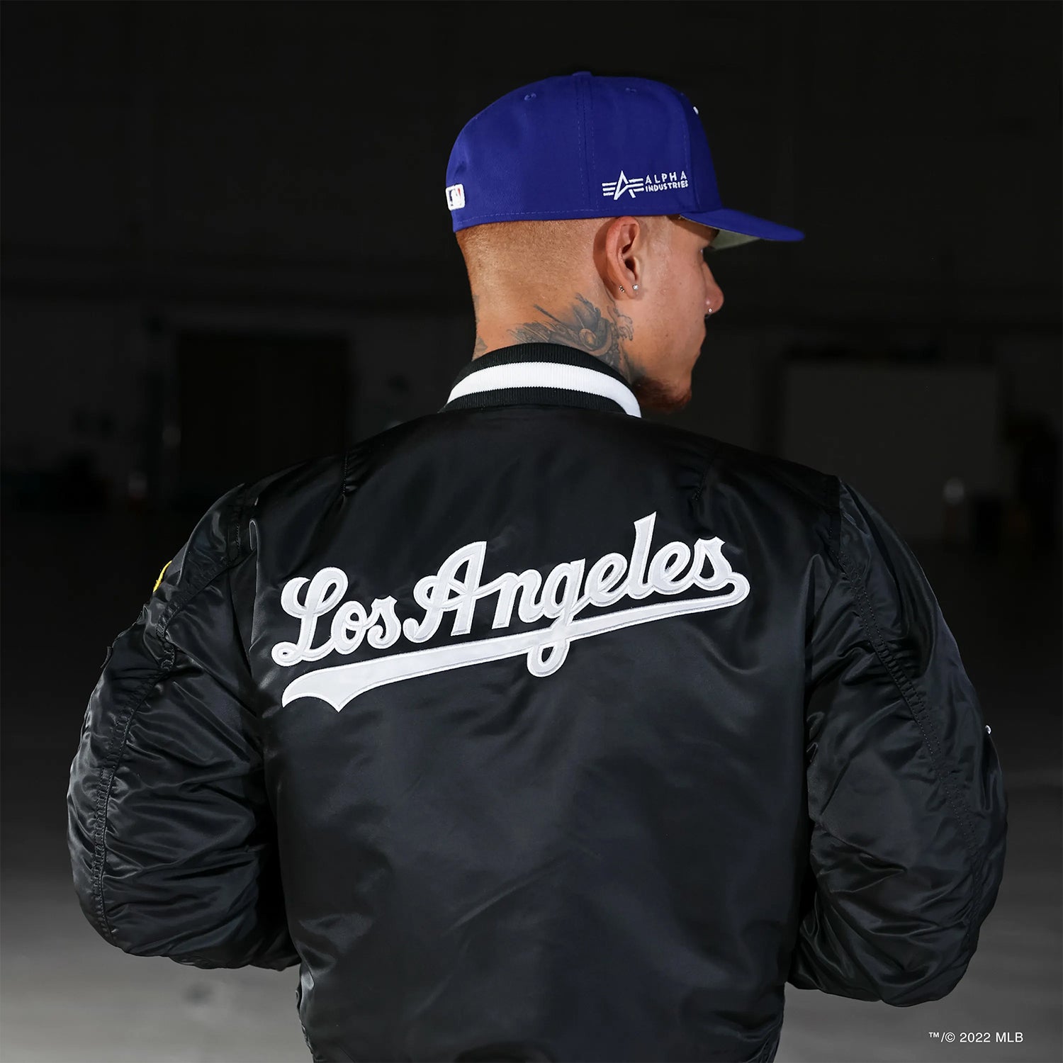 Alpha x New Era LA Dodgers MA-1 Bomber Jacket