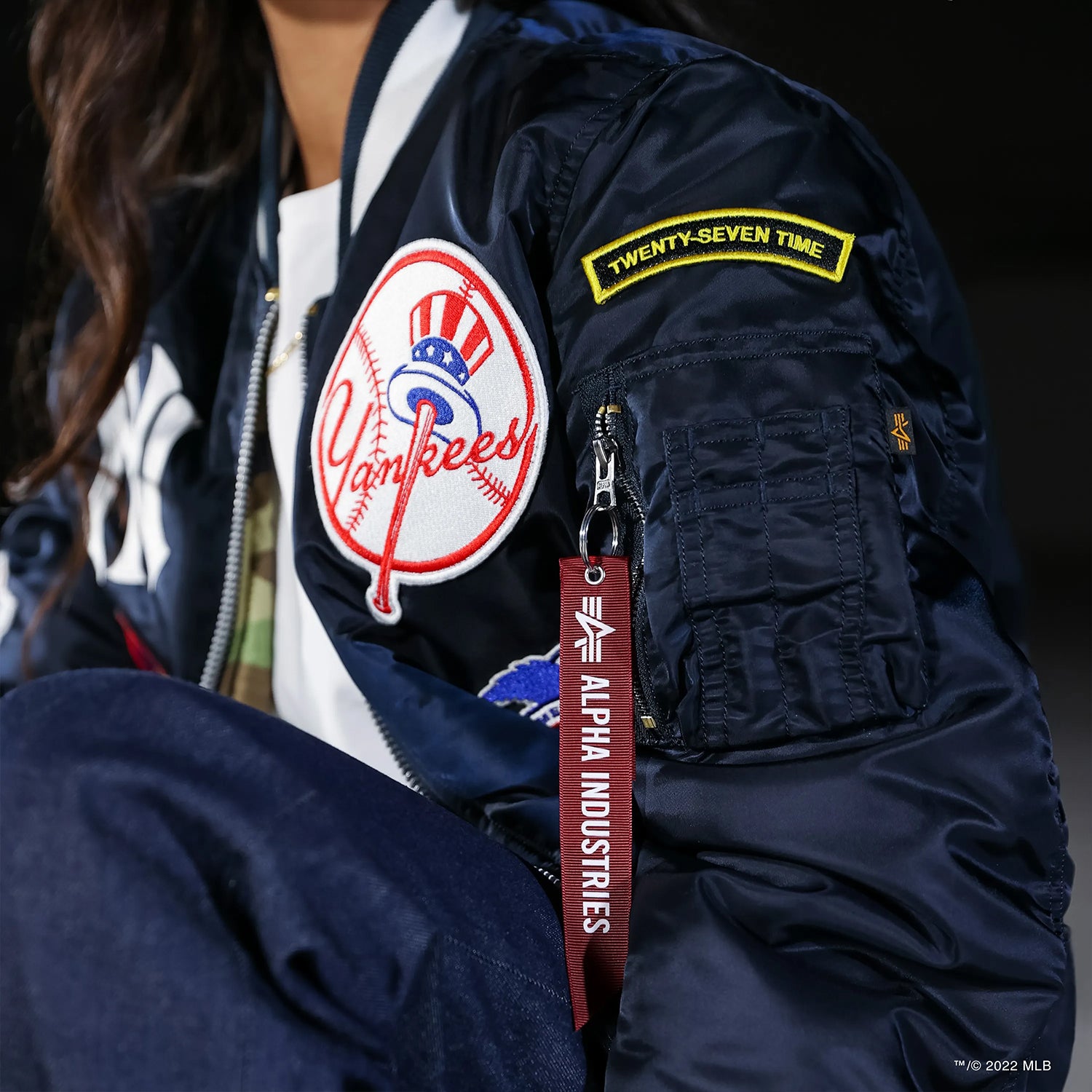 Alpha Industries X New Era New York Yankees MLB Reversible Varsity Jacket