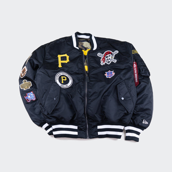 City x | Bomber Era Pirates New Alpha Sports MA-1 Jacket Chicago