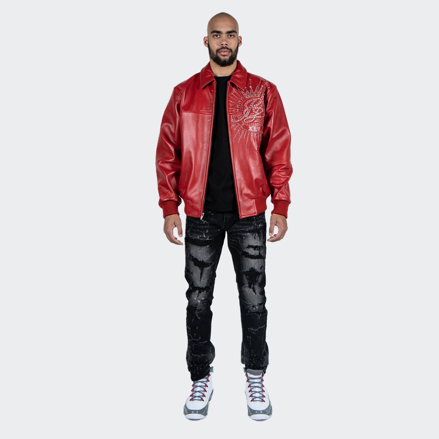 Chi-Town Pelle Pelle Red Leather Jacket