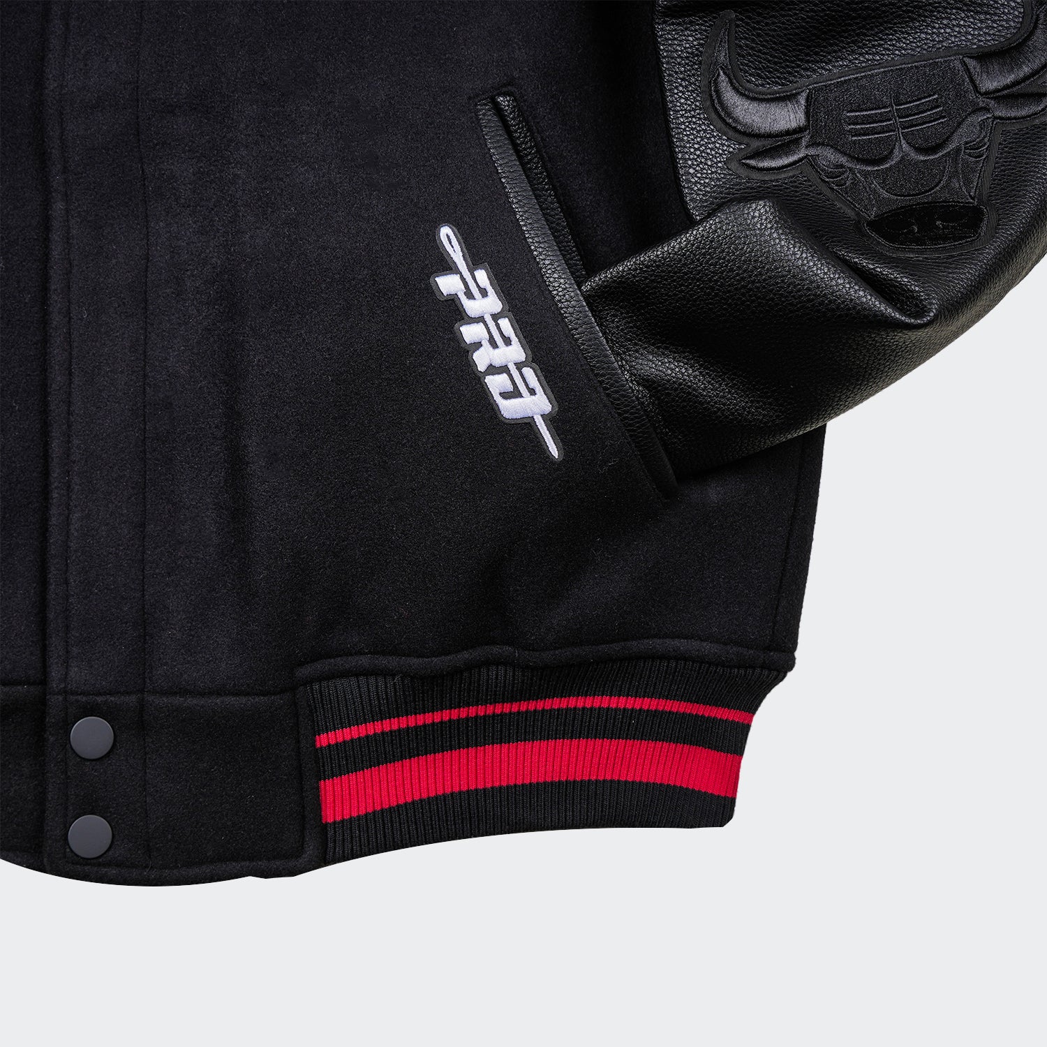 Chicago Bulls Pro Standard Red Remix Full-Zip Varsity Jacket 3XL