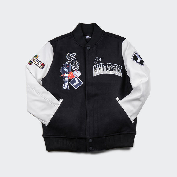 Men’s Pro Standard Chicago White Sox Varsity Jacket Black - M / BLACK