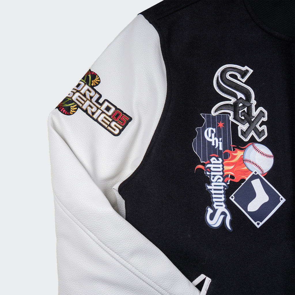 Men’s Pro Standard Chicago White Sox Varsity Jacket Black