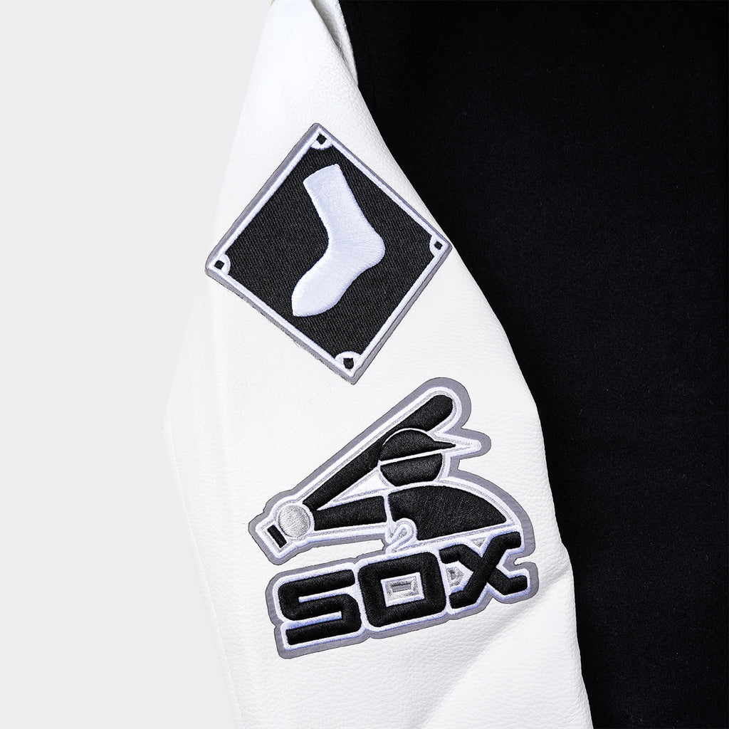 Men’s Pro Standard Chicago White Sox Varsity Jacket Black White