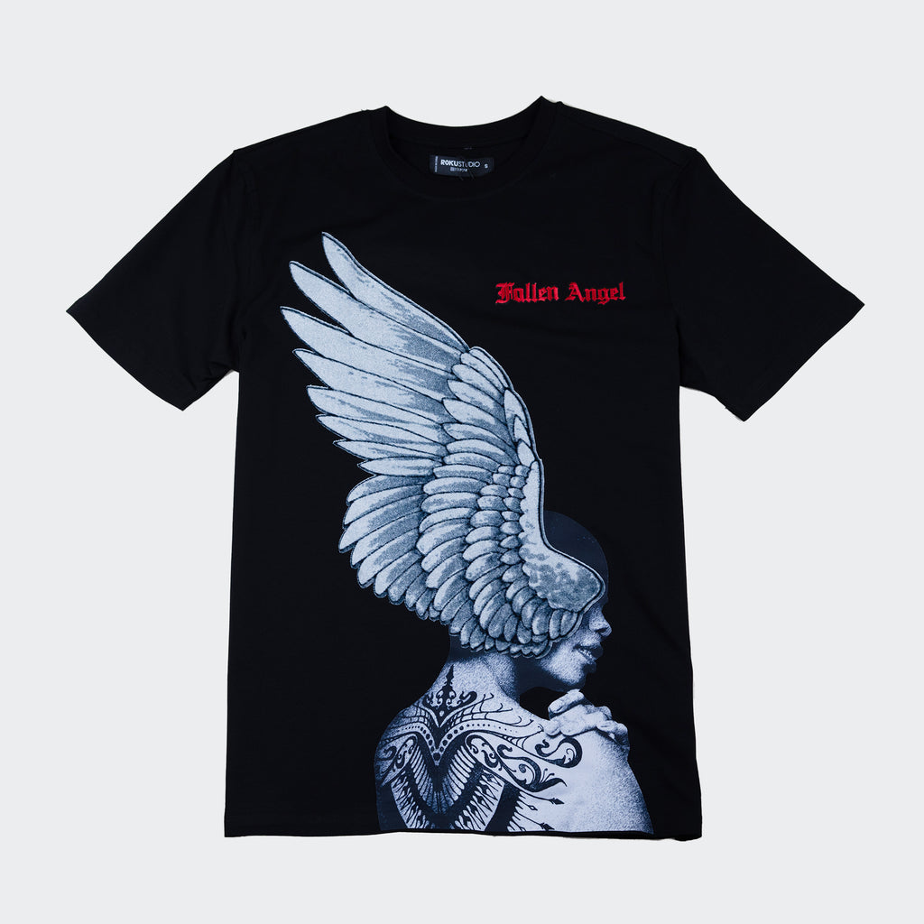 Men’s Roku Studio Fallen Angel T-Shirt Black