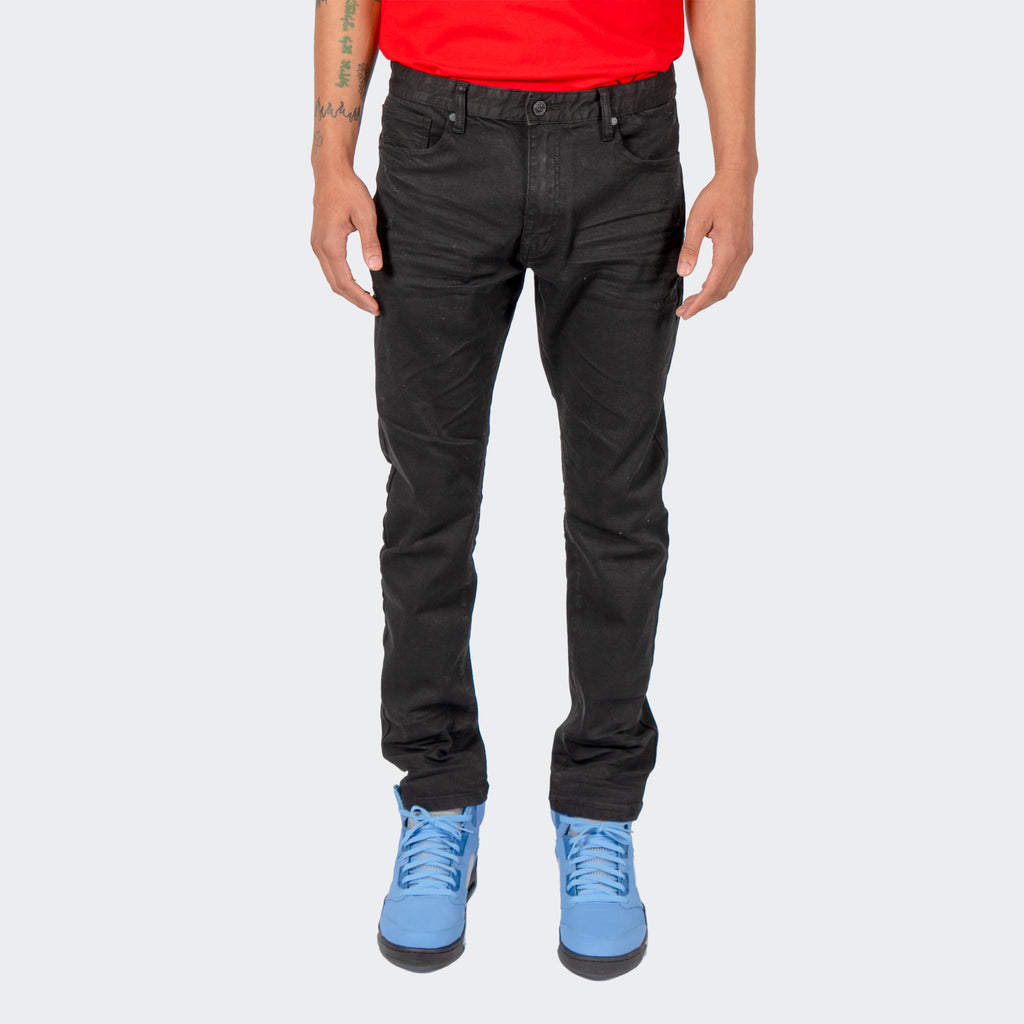 Men's TWO MILL TWENTY "Howard" Essential Clean Jeans Jet Black