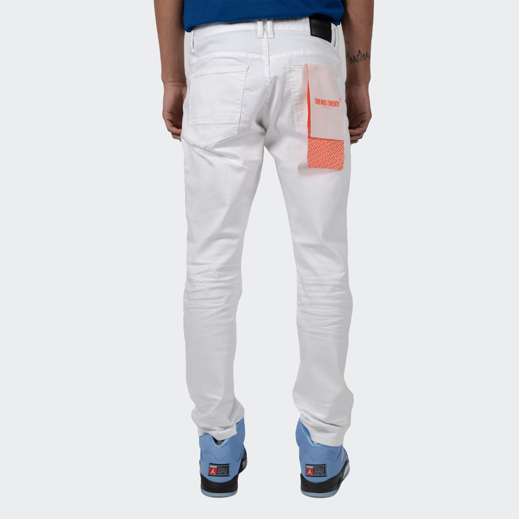 Men's TWO MILL TWENTY "Howard" Essential Clean Jeans White