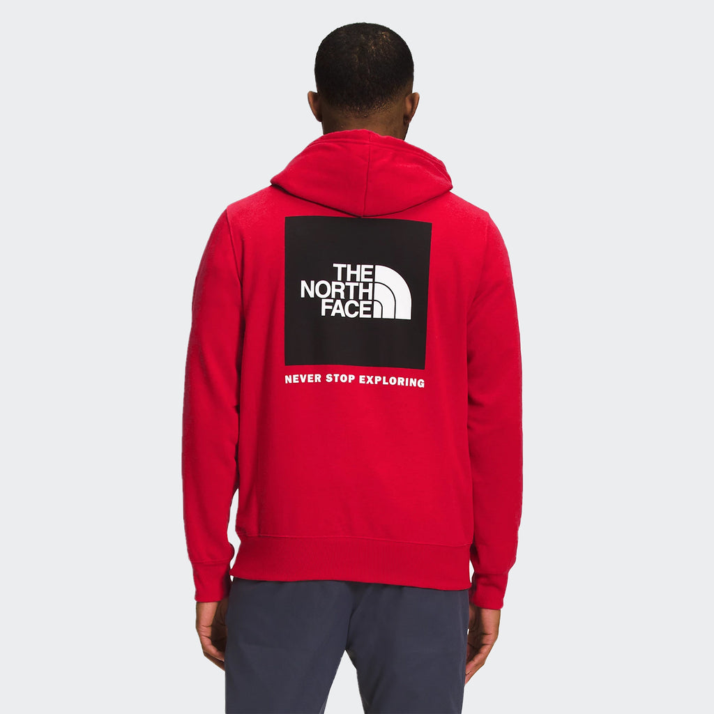 Men's The North Face Box NSE Pullover Hoodie Red
