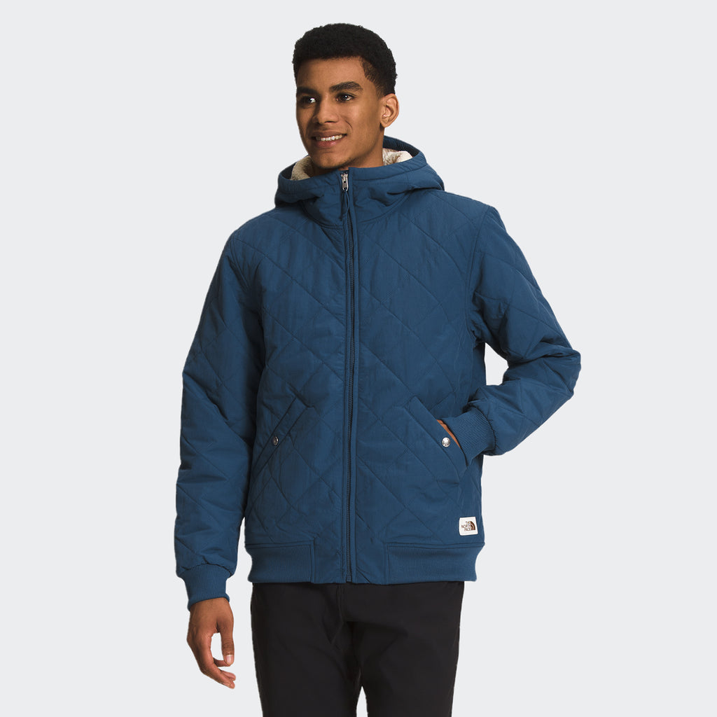 Men's The North Face Cuchillo Insulated Full-Zip Hoodie Jacket Shady Blue