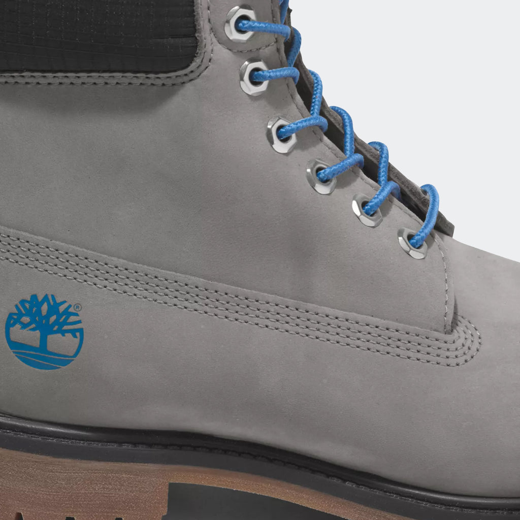 Men's Timberland Premium 6-Inch Waterproof Boots Medium Grey Blue