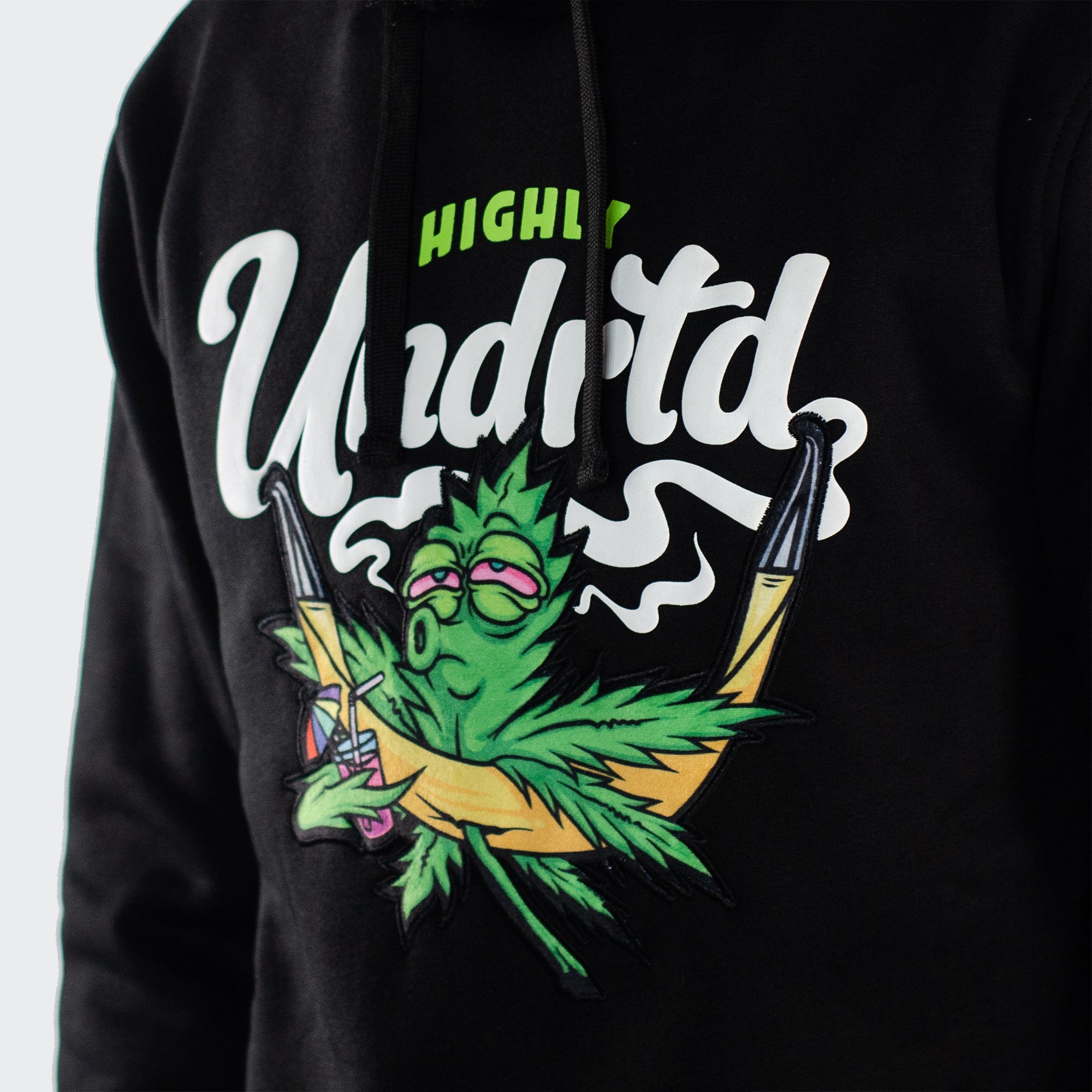 Men's TWO MILL TWENTY "Highly Underrated" Hoodie Black