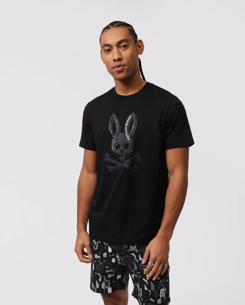 Men's Psycho Bunny Serge Graphic Tee Black