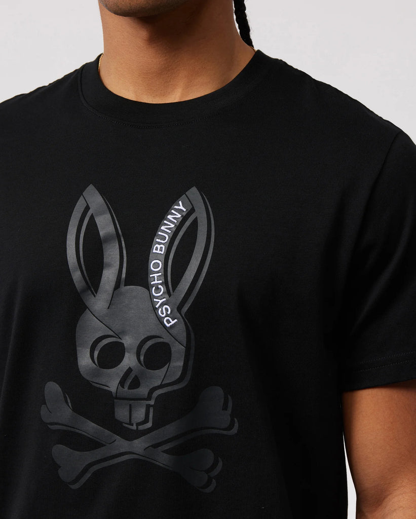 Men's Psycho Bunny Serge Graphic Tee Black