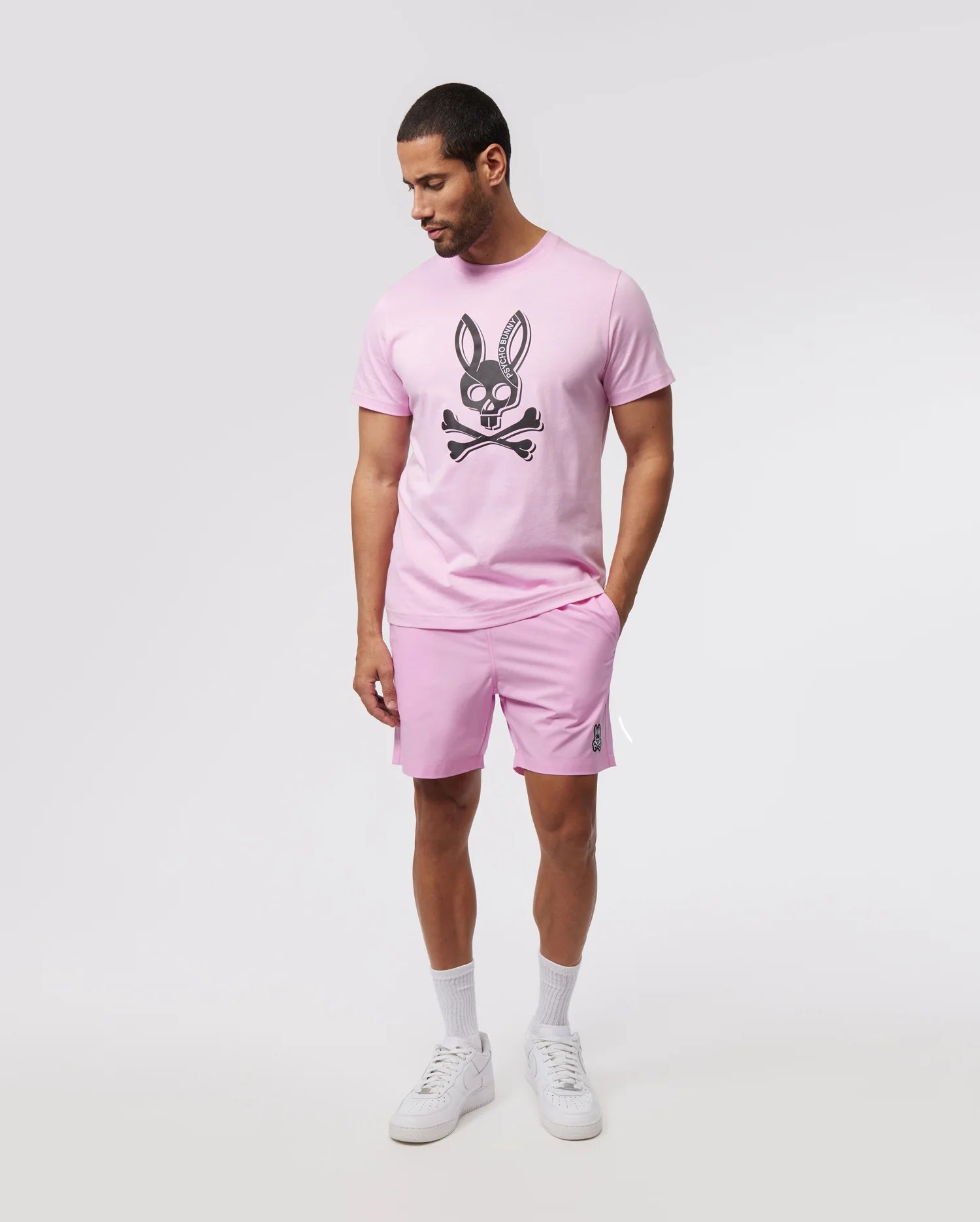 Pink graphic tee mens 2025