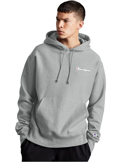 Champion Reverse Weave Pullover Hoodie Blue Chicago City Sports