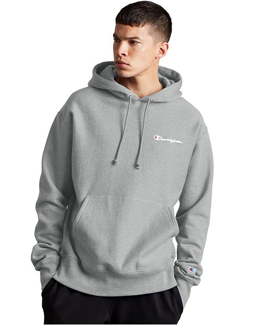 Men's Champion Life Reverse Weave Pullover Hoodie Blue