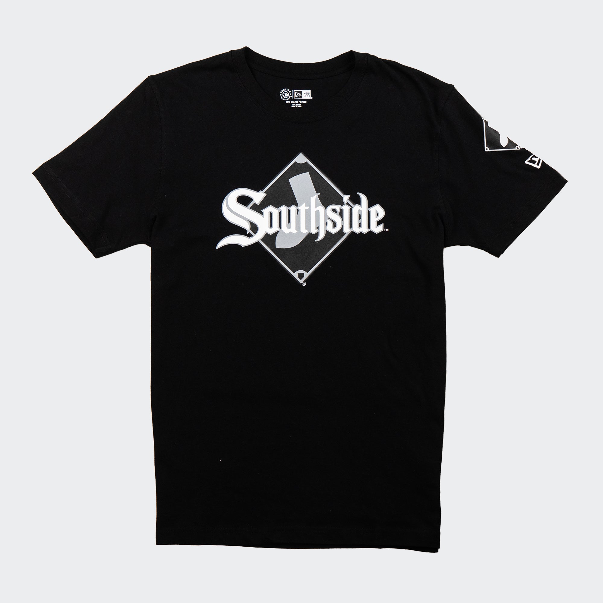 New Era Men's White Chicago Sox Team Split T-shirt