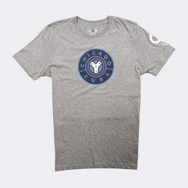 Chicago Cubs T-Shirt Logo Grey