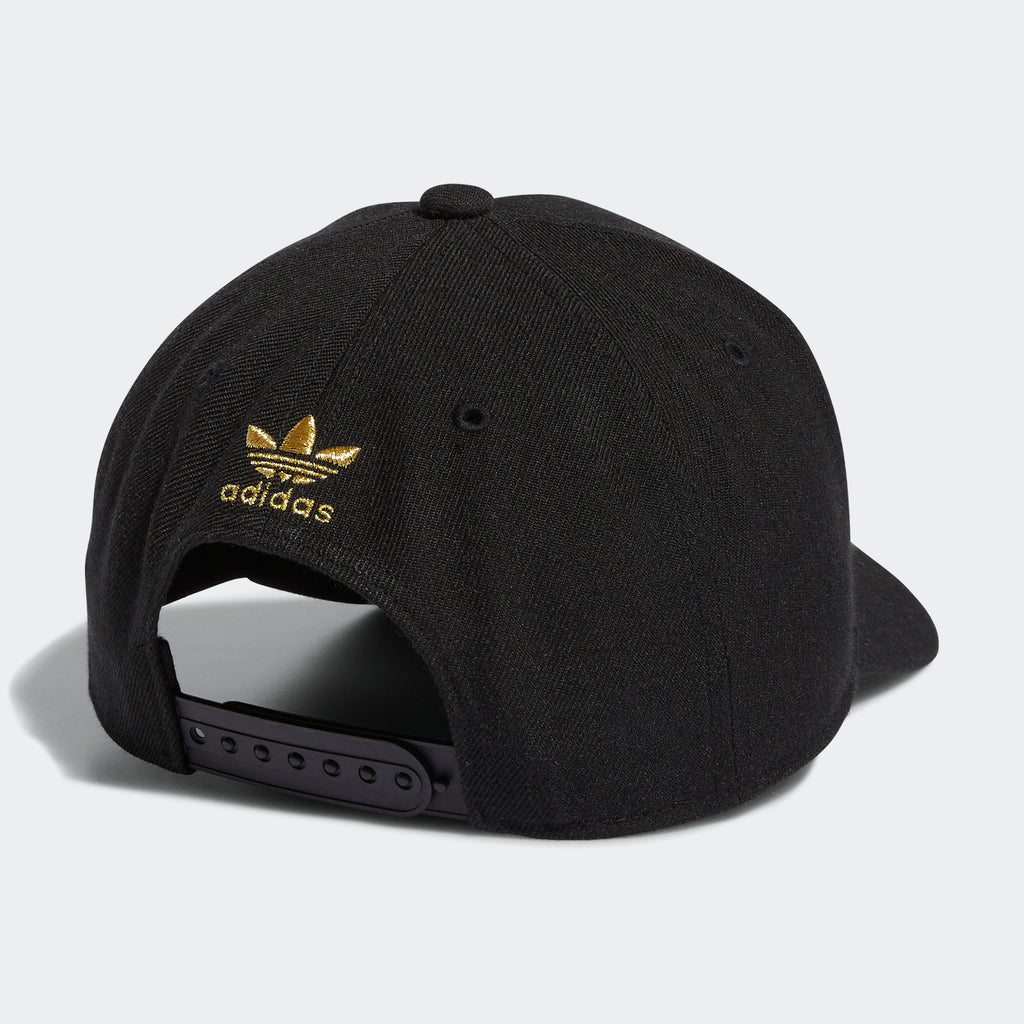 Men's adidas Originals A-Frame Snapback Hat Black