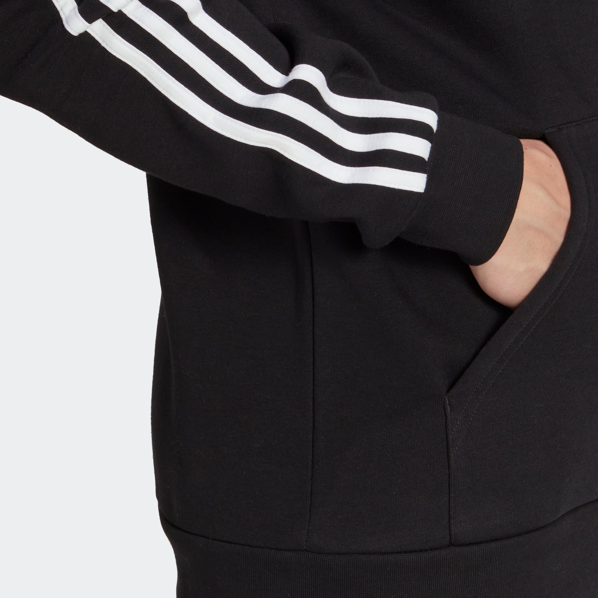 adidas Adicolor Classics 3 Stripes Hoodie Black Chicago City Sports