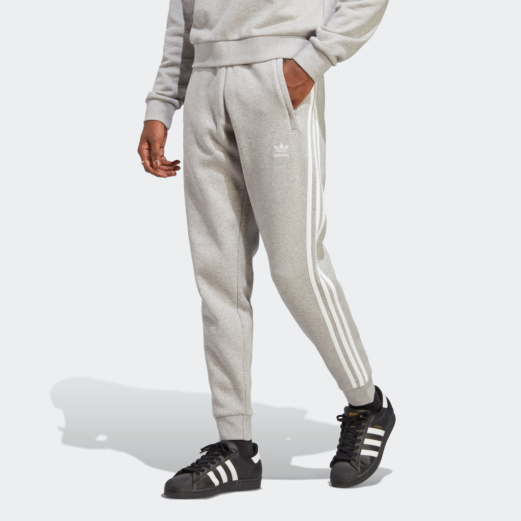 Men's adidas Originals Adicolor Classics 3-Stripes Pants Grey