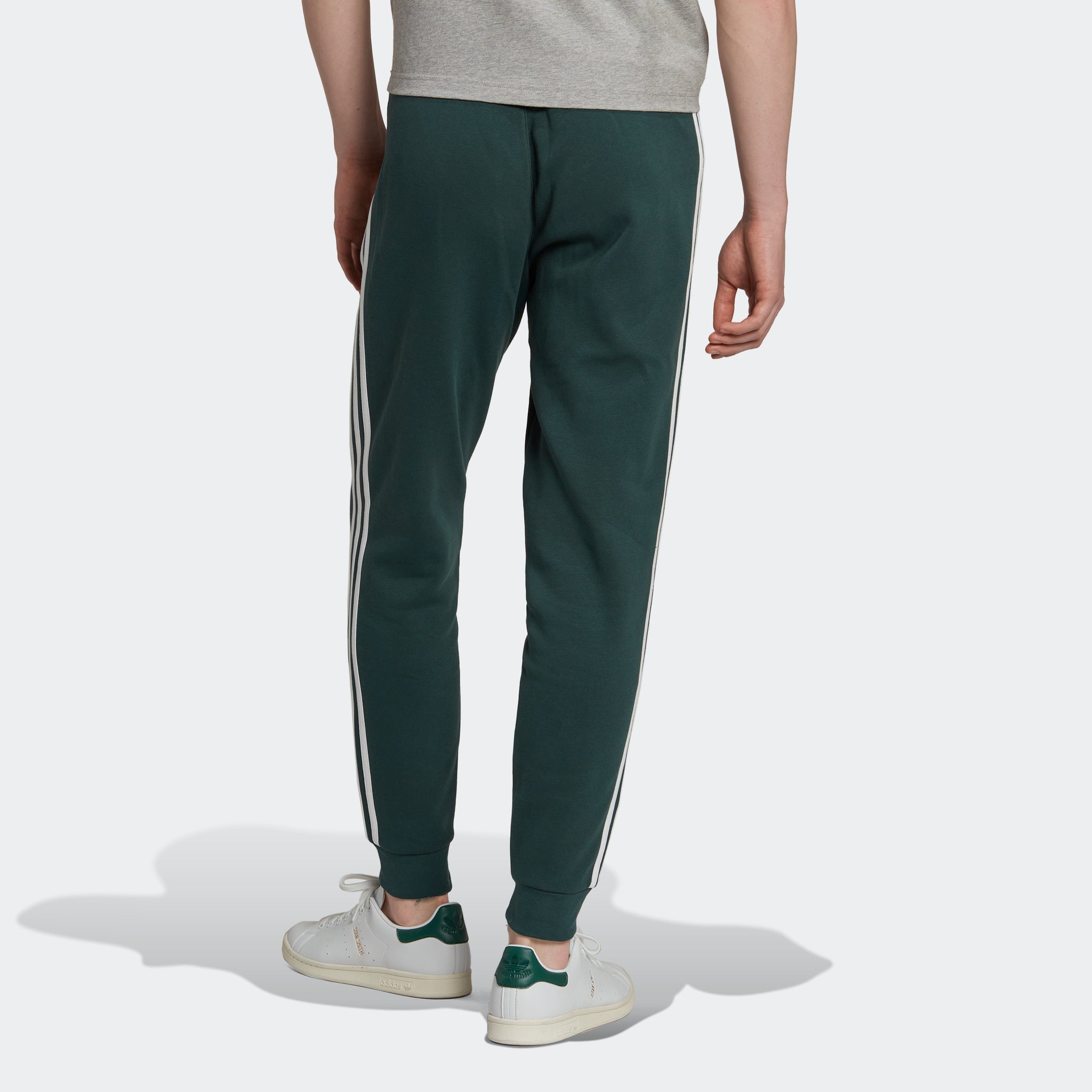 Adidas 3 stripe pants green online