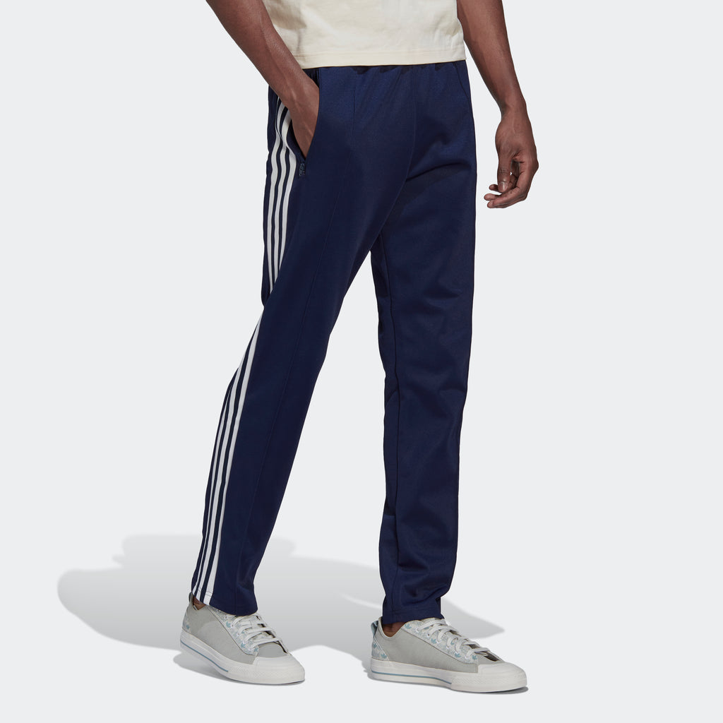 Men's adidas Originals Adicolor Classics Beckenbauer Primeblue Track Pants Navy