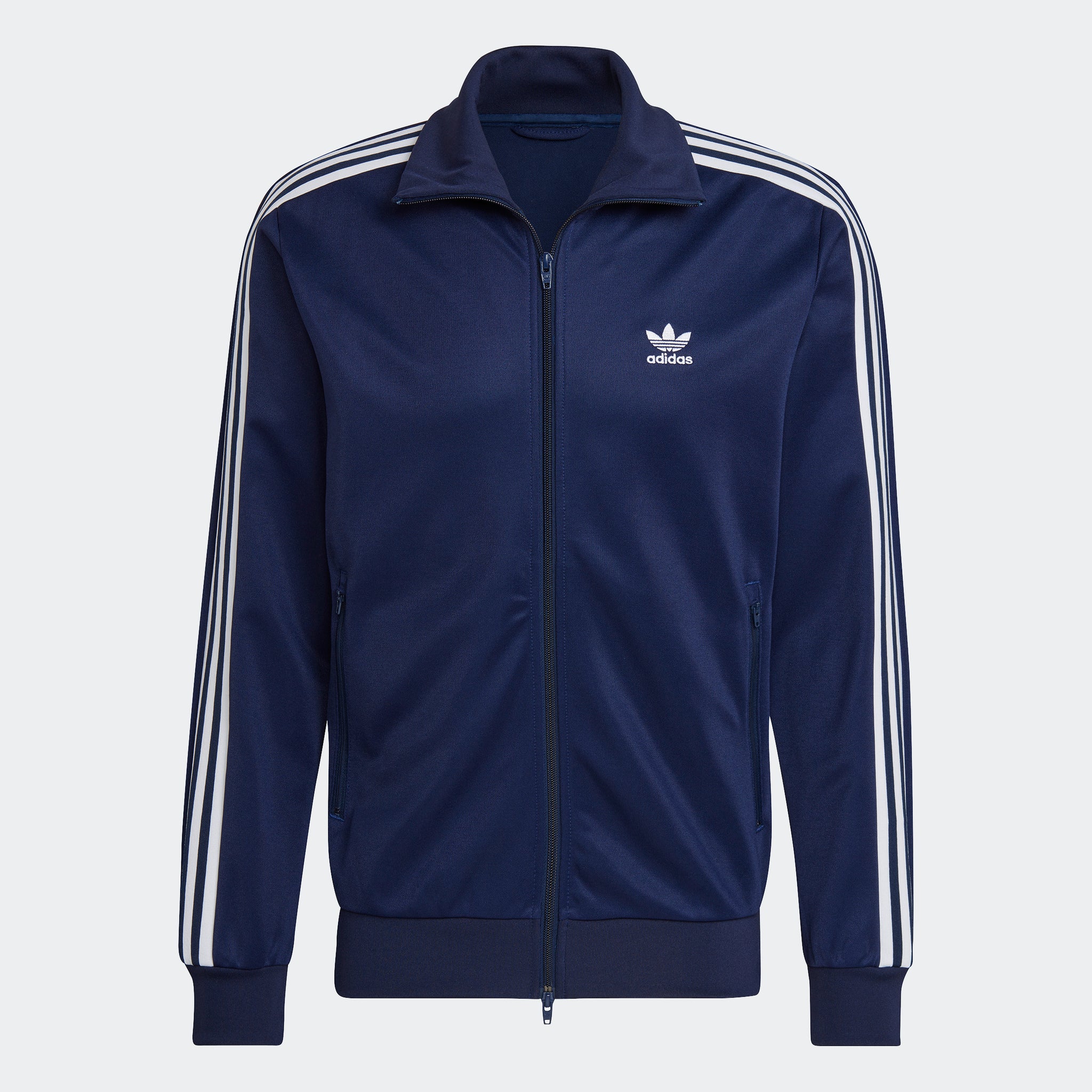 Adidas superstar track jacket navy sale