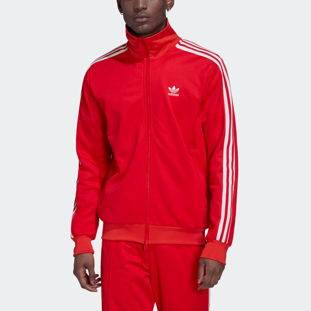 Men's adidas Originals Adicolor Classics Beckenbauer Track Jacket Red