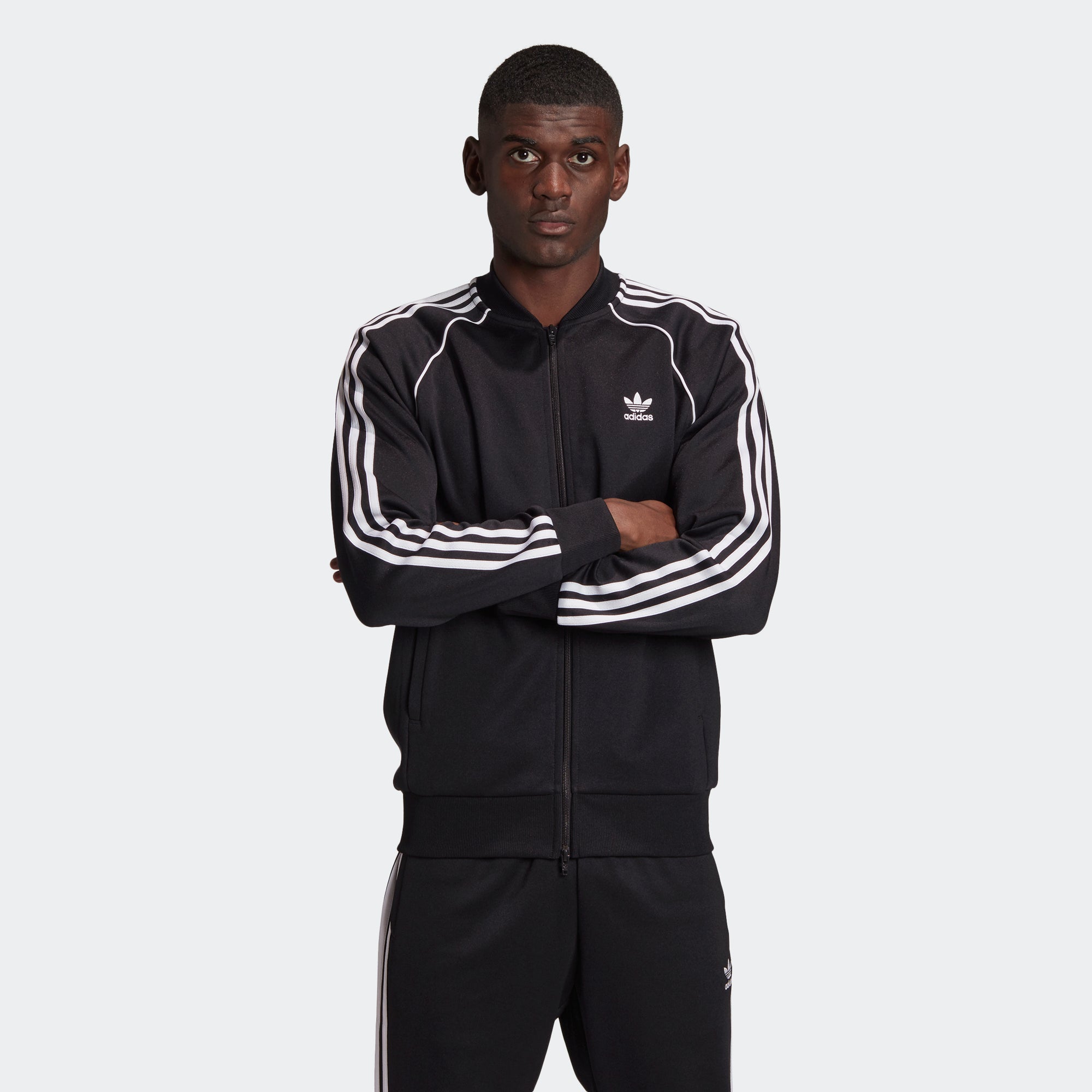 sprogfærdighed sammensnøret karakter adidas Primeblue SST Track Jacket Black GF0198 | Chicago City Sports