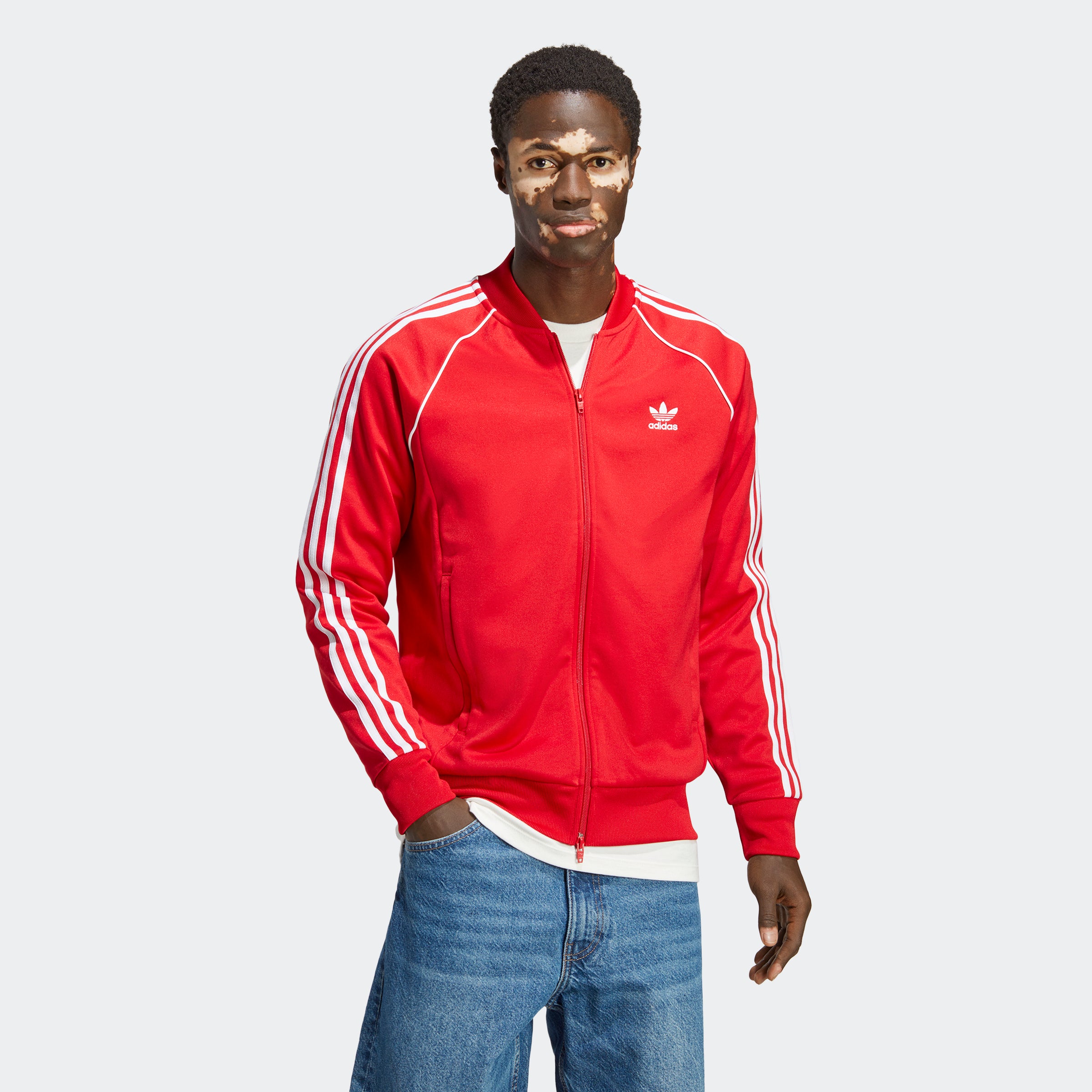City Jacket adidas Red Classics Sports | Track Chicago Adicolor SST