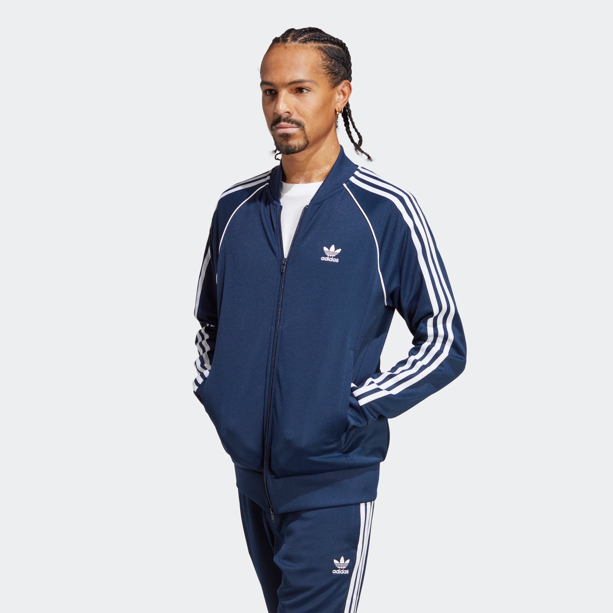 adidas Adicolor Blue SST Track Pants  Track pants outfit, Adidas outfit,  Sporty outfits