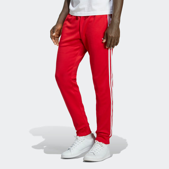 Adidas originals pants red outlet