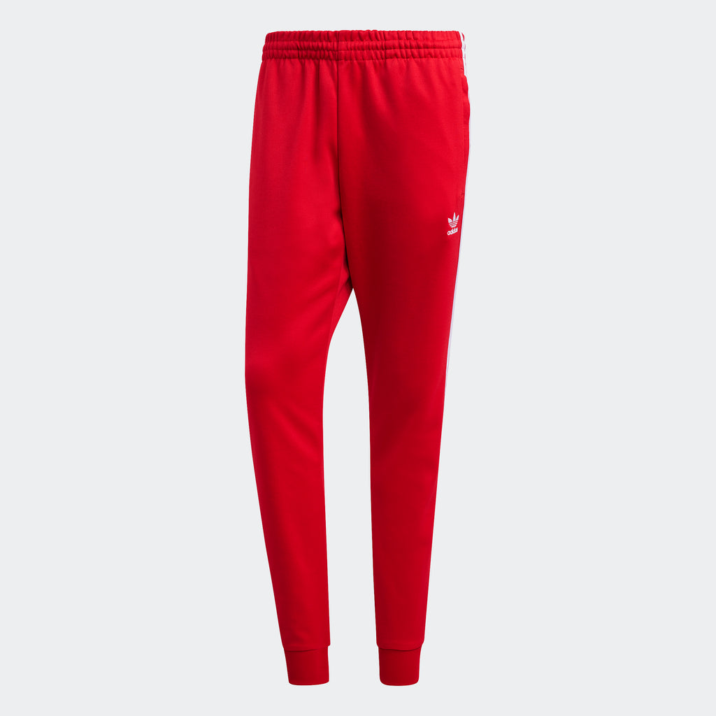 Men's adidas Originals Adicolor Classics SST Track Pants Better Scarlet